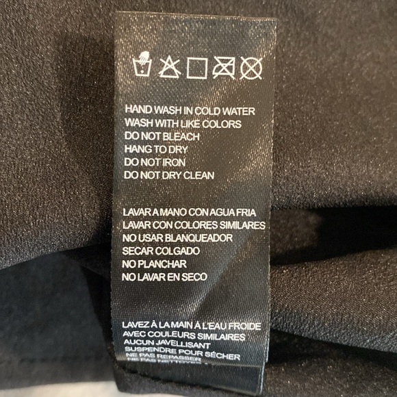 NWT Bebe printed cowl neck sleeveless mini dress, sz 6 - Picture 10 of 10